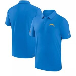 Men's Powder Blue Los Angeles Chargers Sideline Coaches Performance Pol…